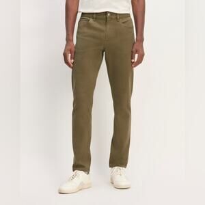 Everlane Organic Cotton Stretch Twill 5-Pocket Pants Beech NEW Men’s Size 33x32